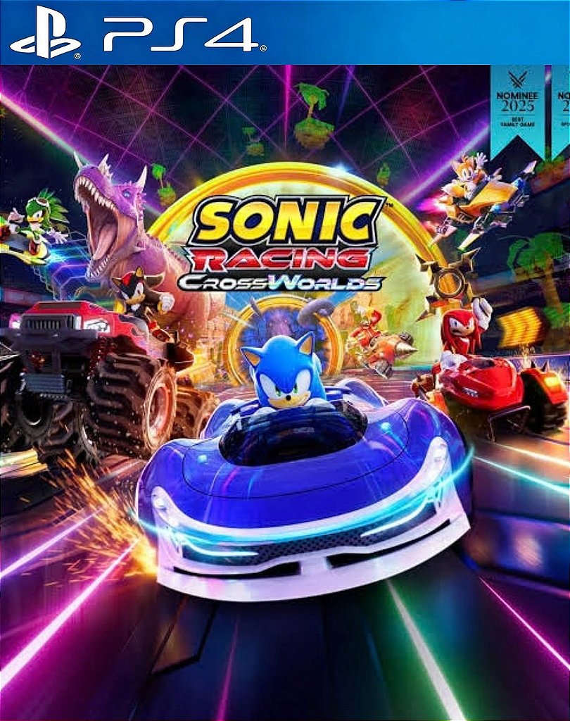SONIC RACING: CROSSWORLDS - PS4 - MIDIA DIGITAL