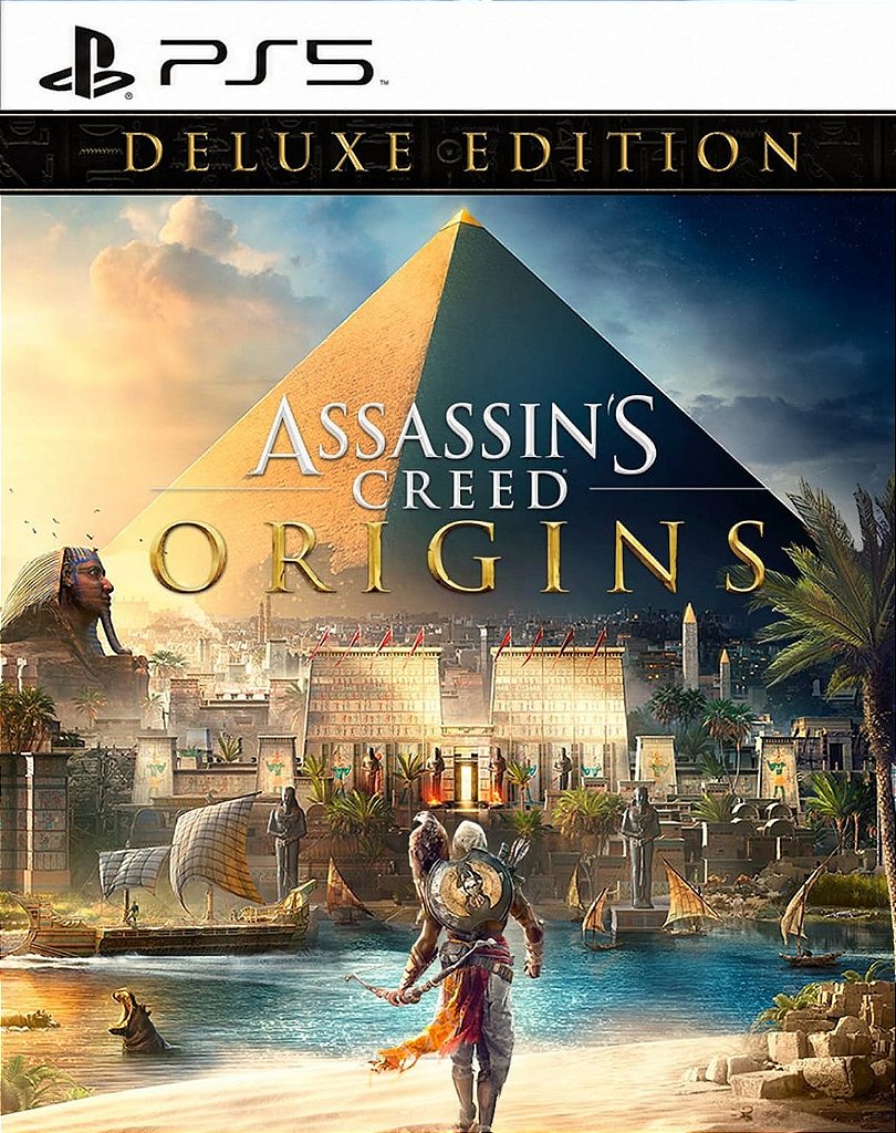 ASSASSIN'S CREED ORIGINS: DELUXE EDITION - PS5 - MIDIA DIGITAL