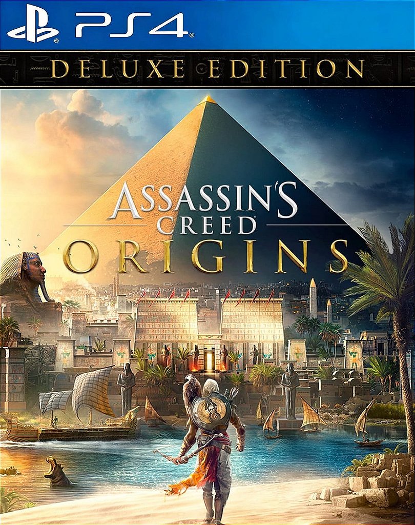 ASSASSIN'S CREED ORIGINS: DELUXE EDITION - PS4 - MIDIA DIGITAL