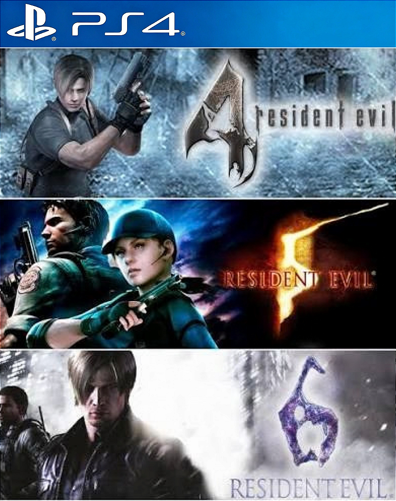 RESIDENT EVIL TRIPLE PACK - PS4 - MÍDIA DIGITAL