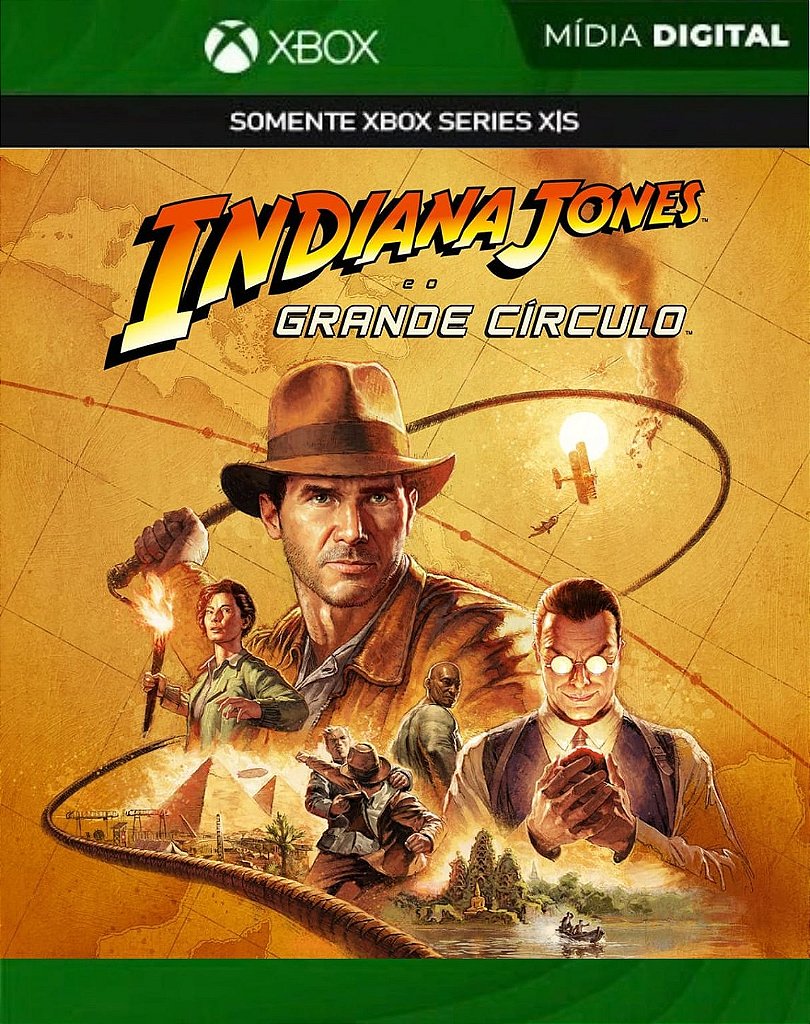 INDIANA JONES E O GRANDE CÍRCULO - XBOX SERIES X|S - MÍDIA DIGITAL