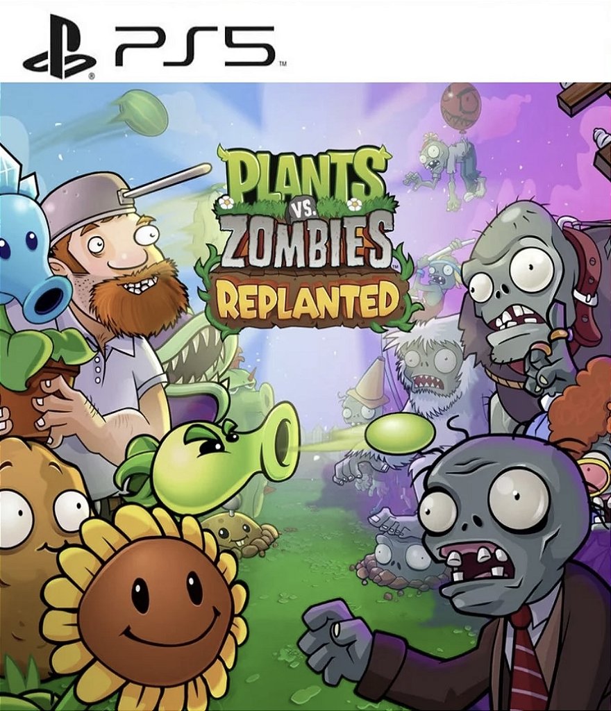 PLANTS VS ZOMBIES REPLANTED- PS5 - MÍDIA DIGITAL