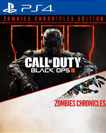 CALL OF DUTY BLACK OPS III — EDIÇÃO ZOMBIES CHRONICLES - PS4 - MÍDIA DIGITAL