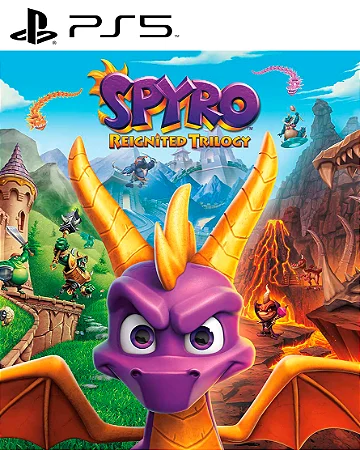 SPYRO REIGNITED TRILOGY - PS5 - MÍDIA DIGITAL