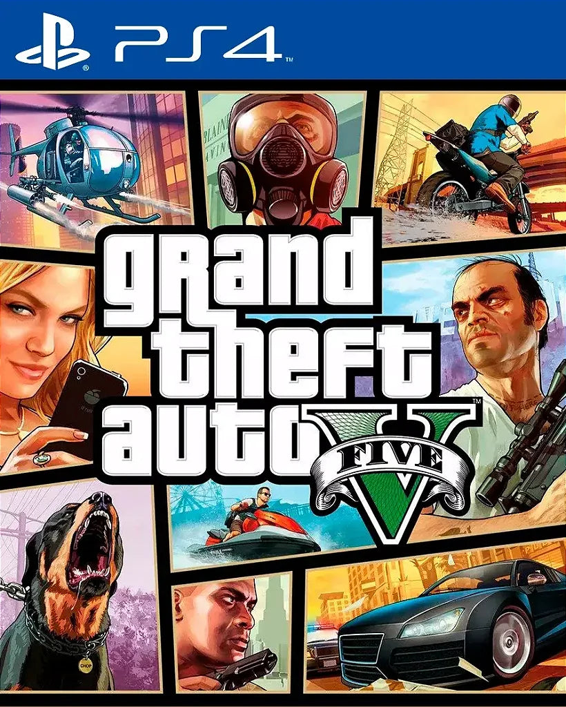GRAND THEFT AUTO (GTA) V - PS4 - MÍDIA DIGITAL