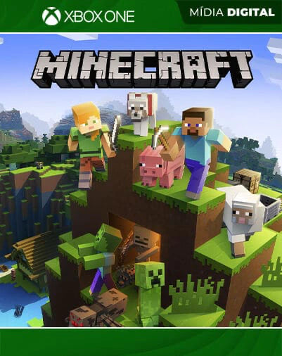 MINECRAFT- XBOX - MÍDIA DIGITAL